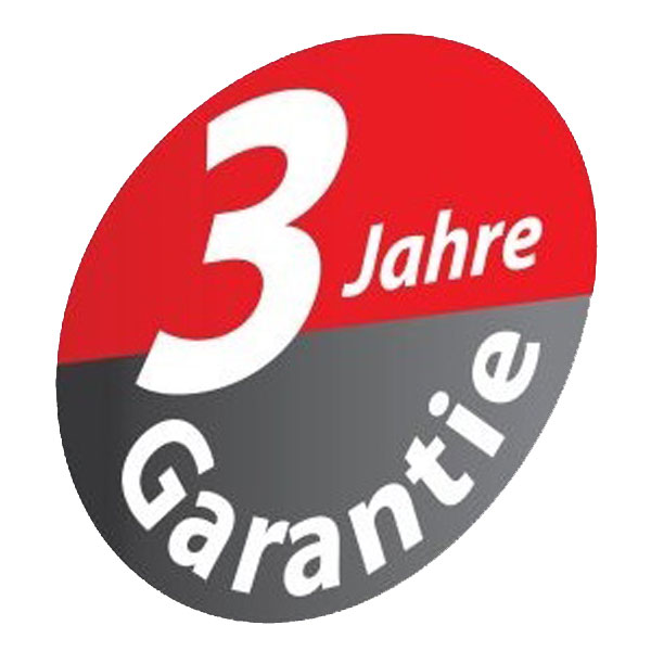 3 Jahre Garantie