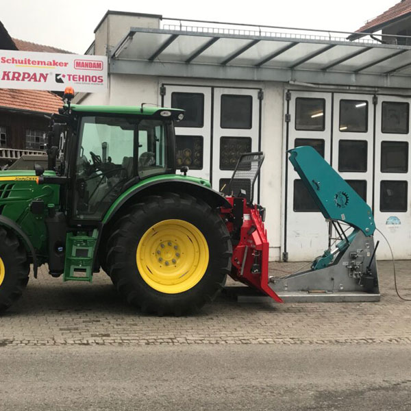 Seilwindenprüfstand im Einsatz